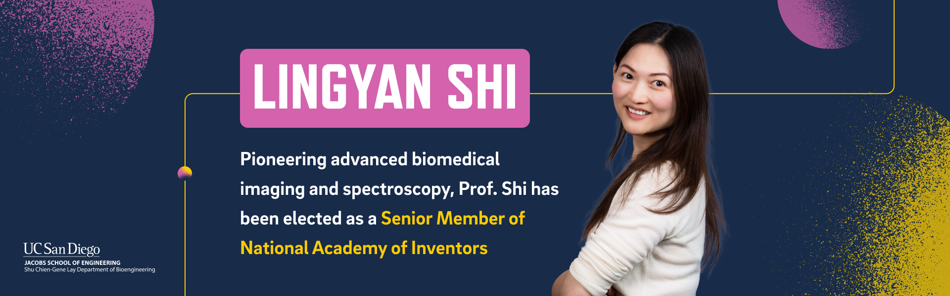 Lingyan Shi, elected as senior member of the National academy of Inventors 
